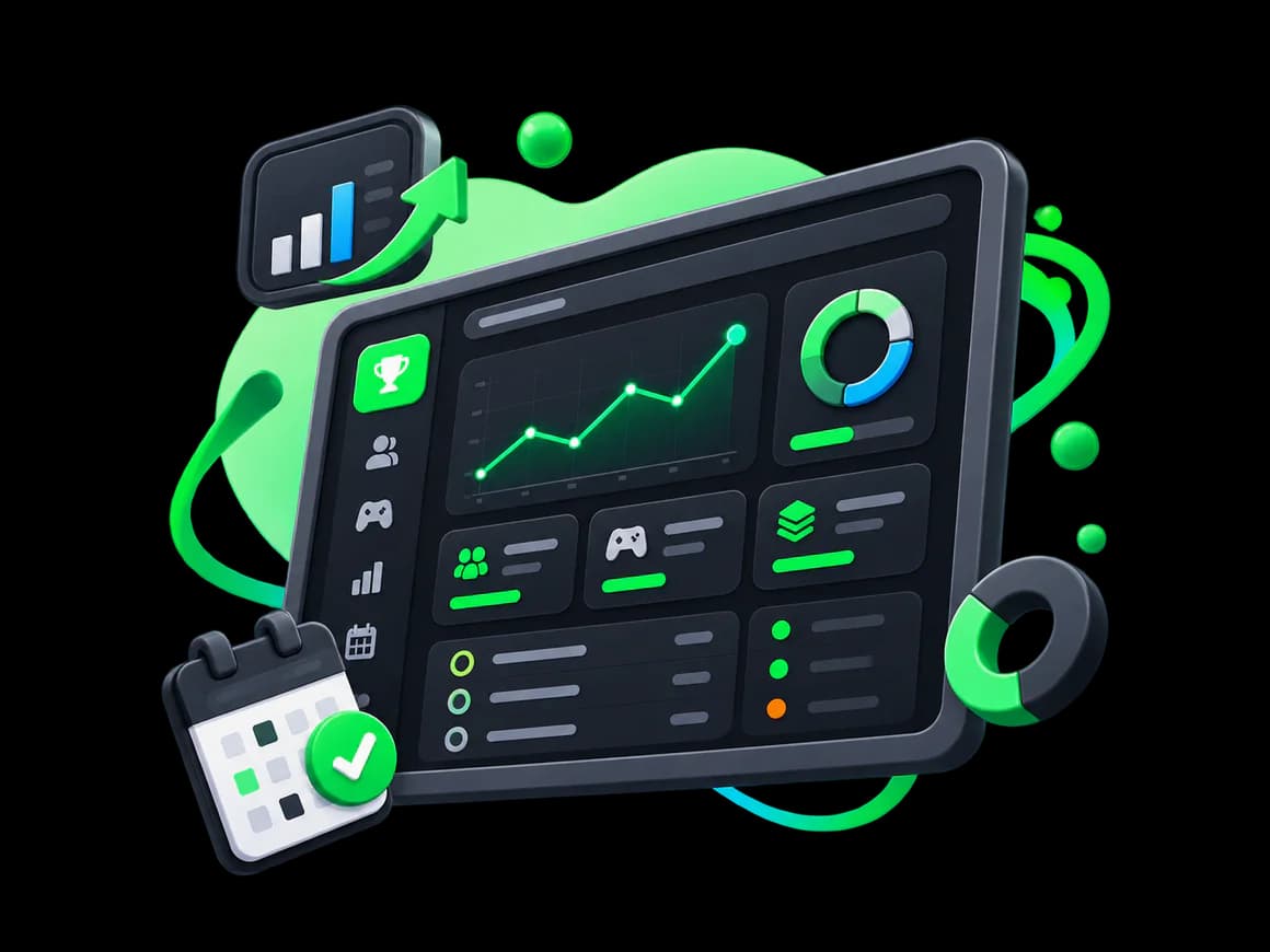 Tournament dashboard preview